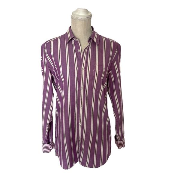Ted Baker Button Up Striped Dress Shirt - Picture 1 of 15